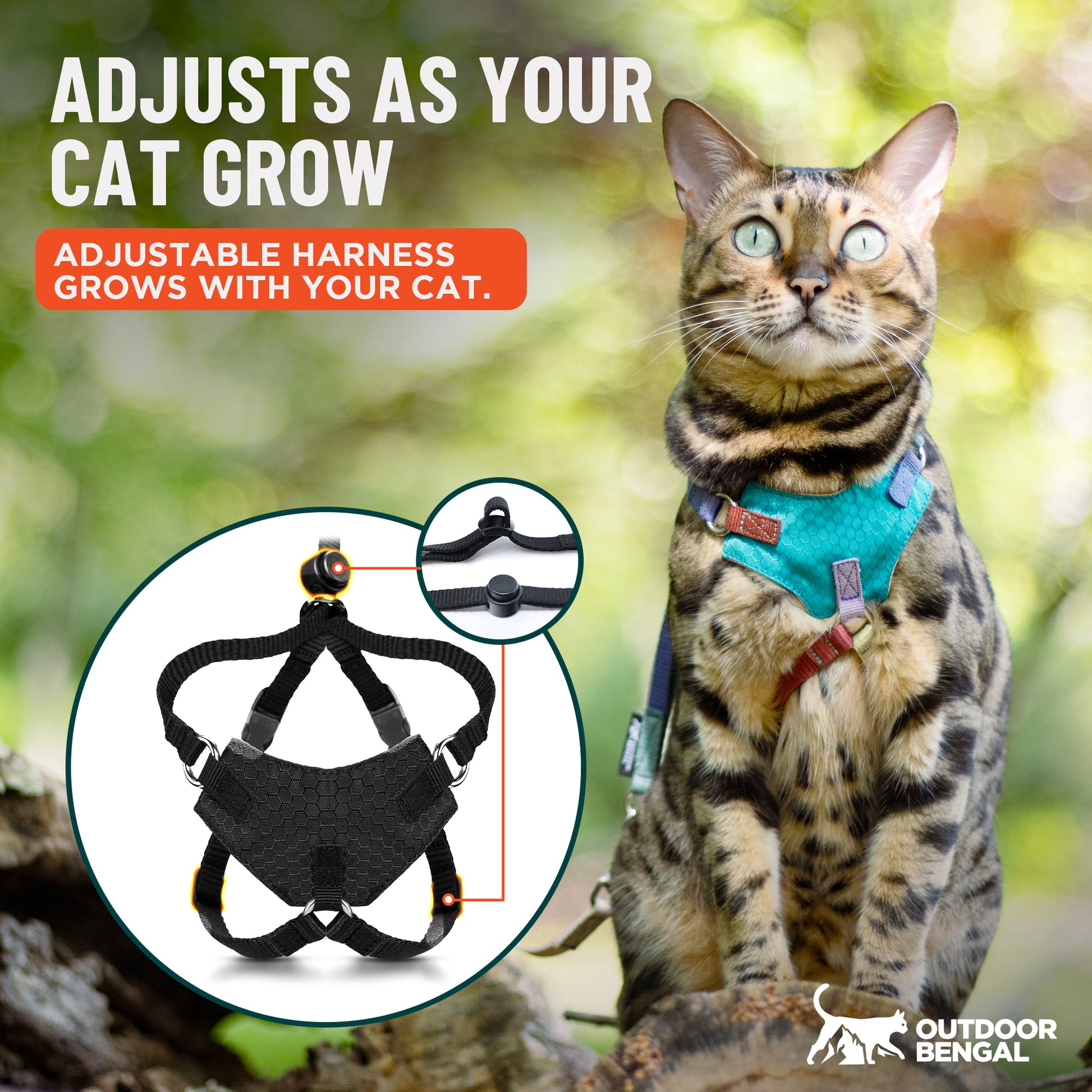 Houdini™ Escape Proof Cat Harness