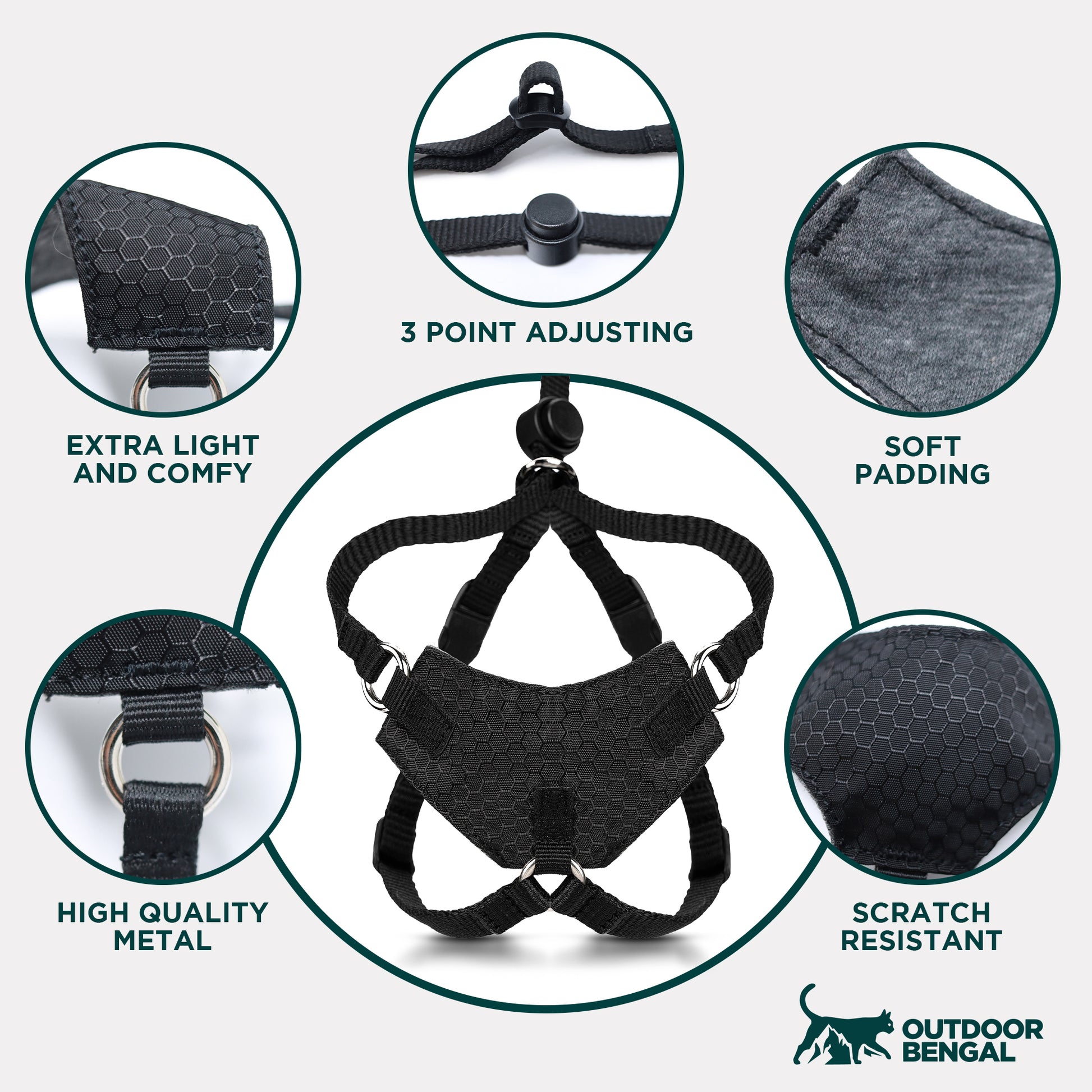 Houdini™ Escape Proof Cat Harness