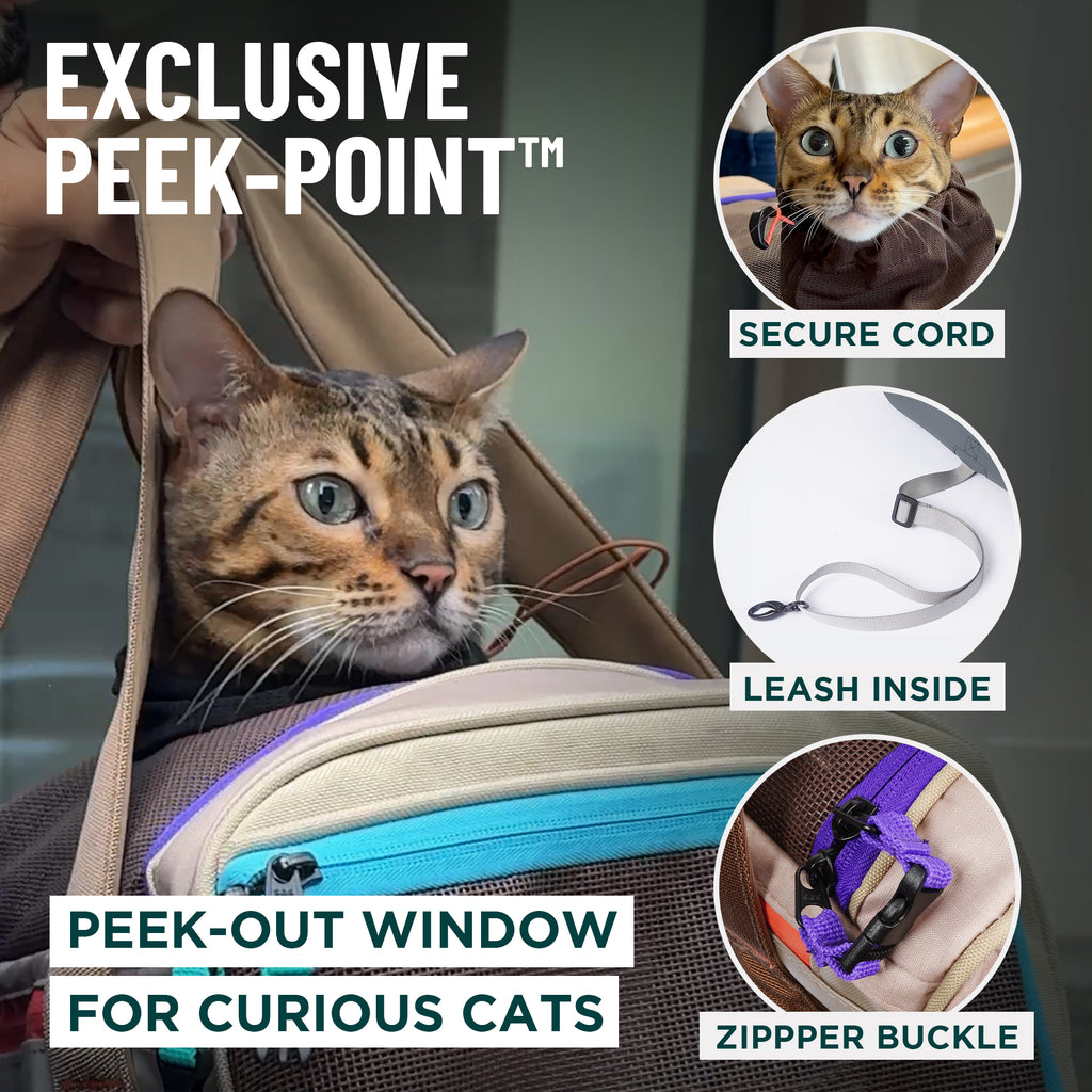Zeppelin Cat Carrier + Go Litter Box Kit