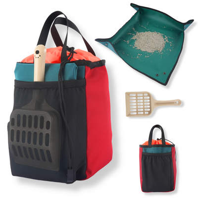 Portable Litterbox for Cat Travel, Foldable