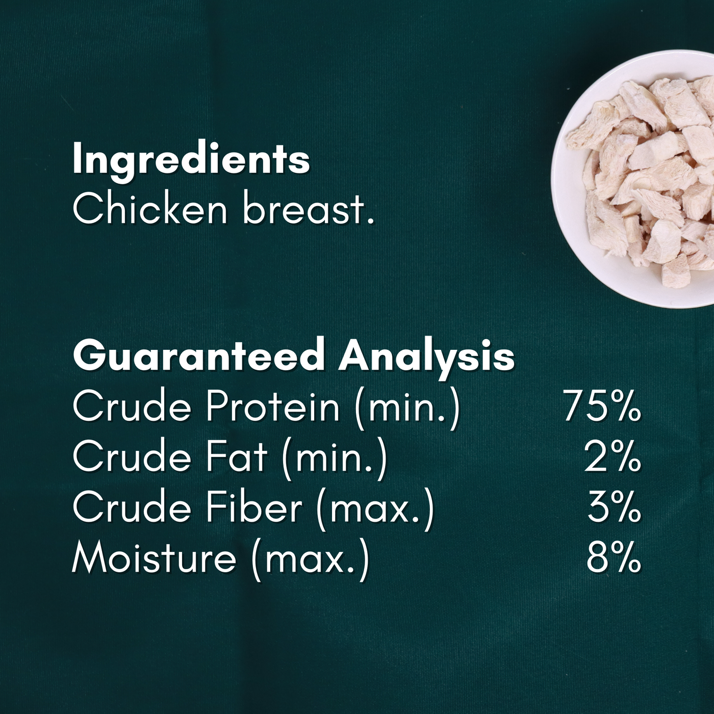 Feastfuls Cat Treats Guaranteed Analysis