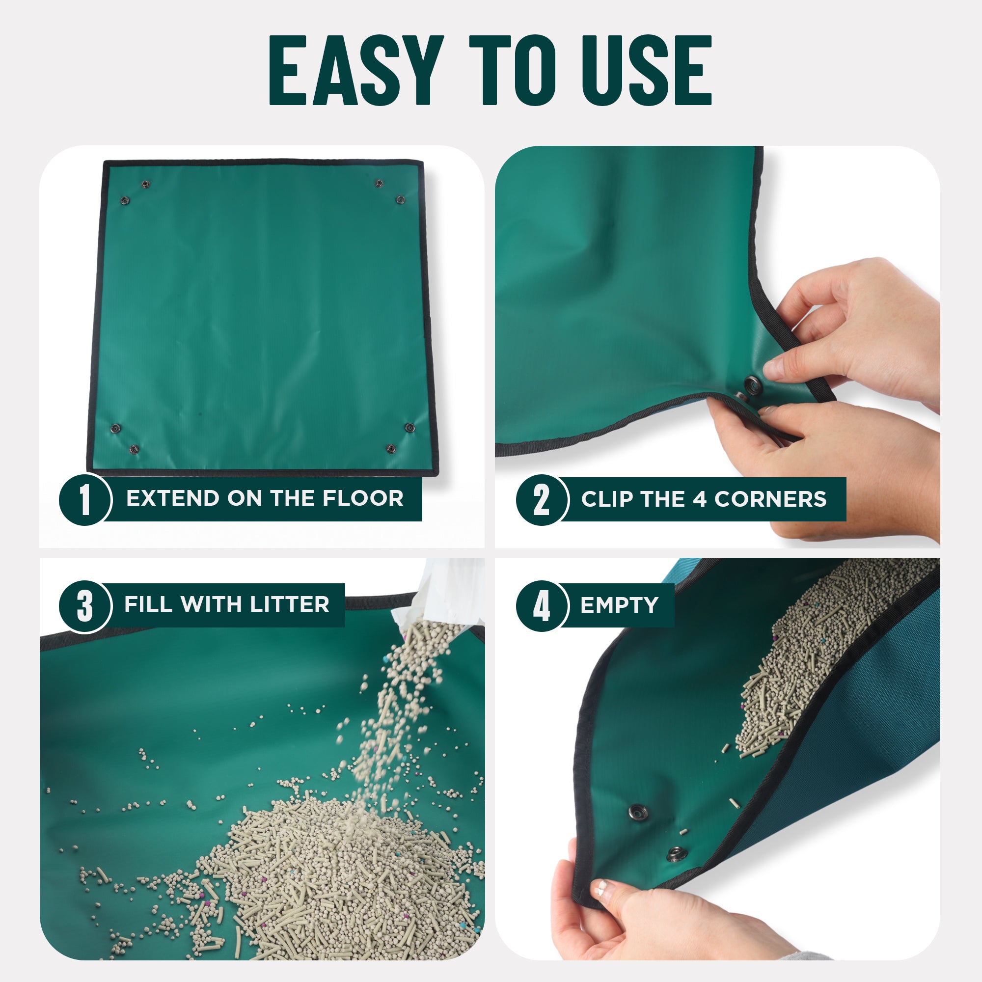 Zeppelin Cat Carrier + Go Litter Box Kit