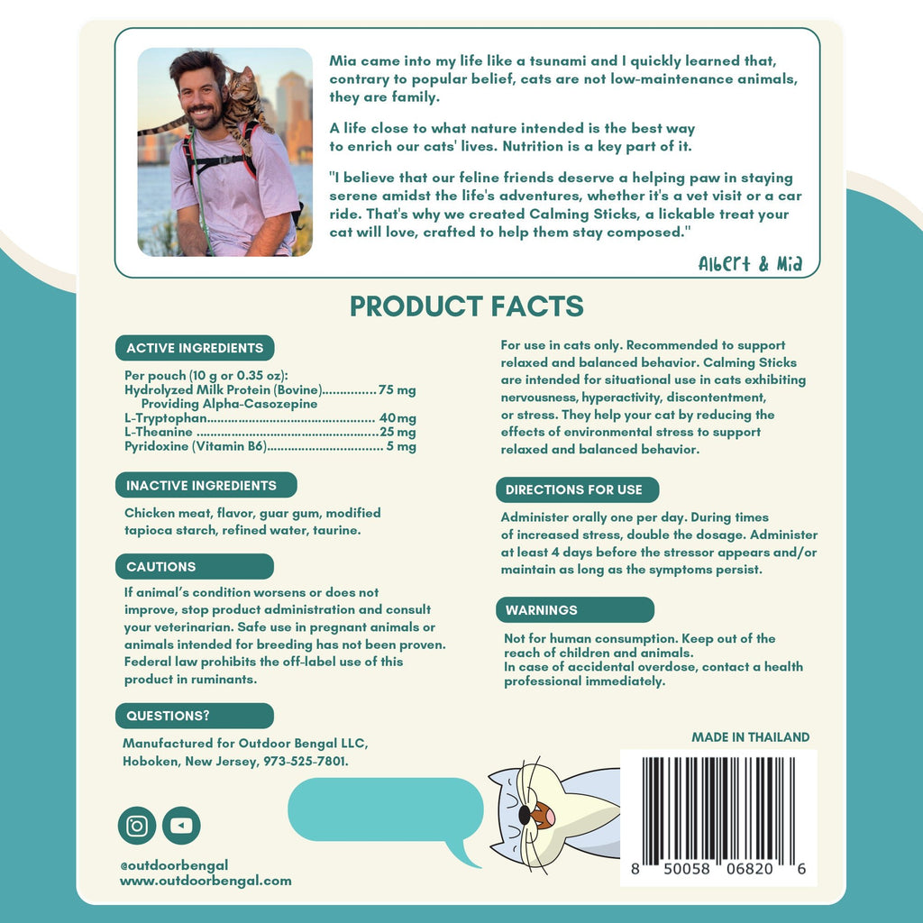 Cat Calming Sticks - OutdoorBengal