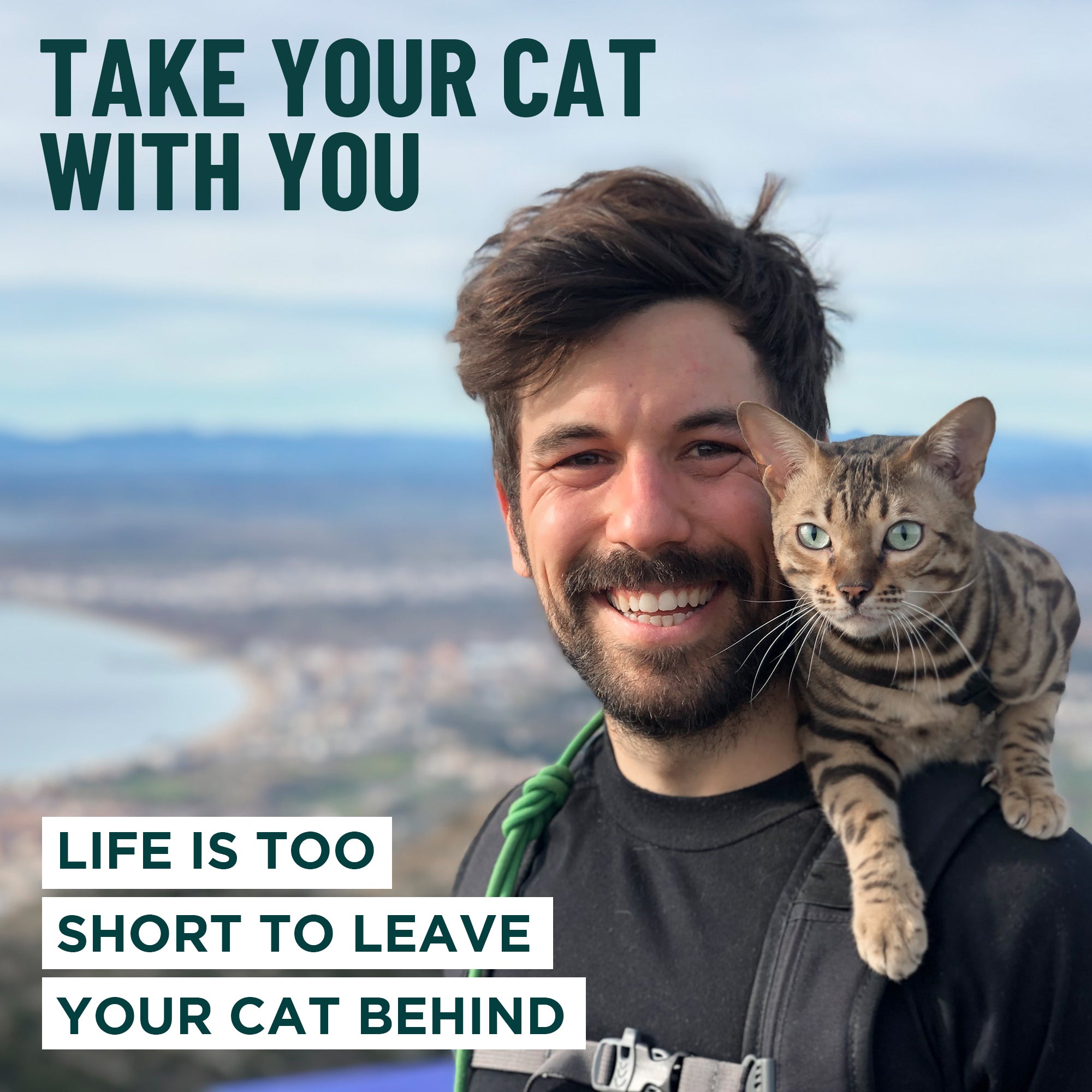 Houdini™ Escape Proof Cat Harness - OutdoorBengal