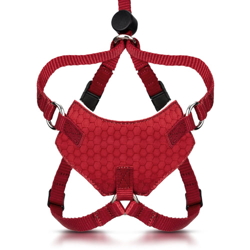 Houdini™ Escape Proof Cat Harness - Cherry Red