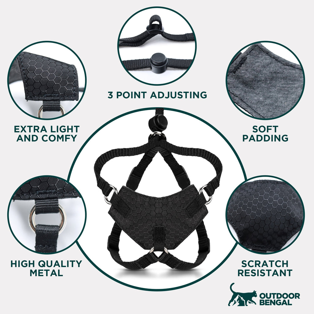 Houdini™ Escape Proof Cat Harness - OutdoorBengal