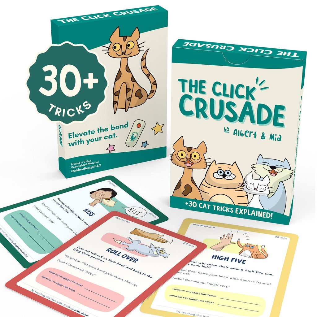 The Click Crusade - Cat Training Card Game - OutdoorBengal
