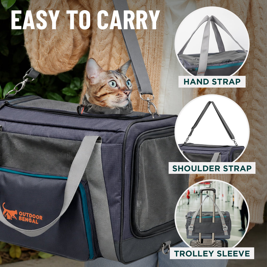ZEPPELIN™ Cat Carrier With Head Hole - OutdoorBengal